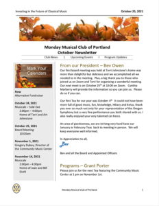 October 2021 newsletter image