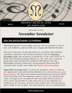 November 2024 MMC Newsletter